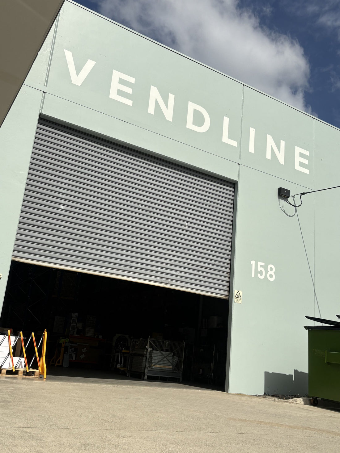 Vendline clearance stock in the Moorabbin warehouse